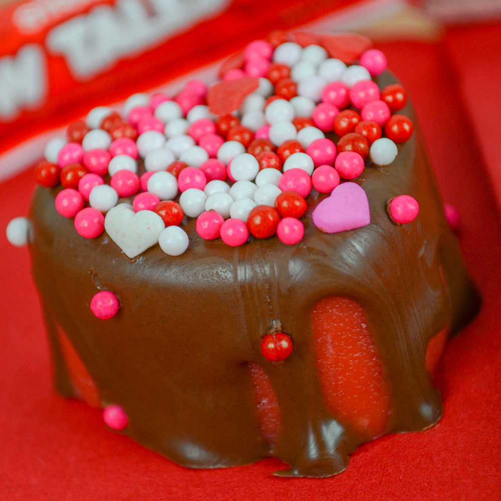 Valentine's Day Recipes: Strawberry Cow Tales® Caramel Candy Chocolate Hearts for Your Valentine